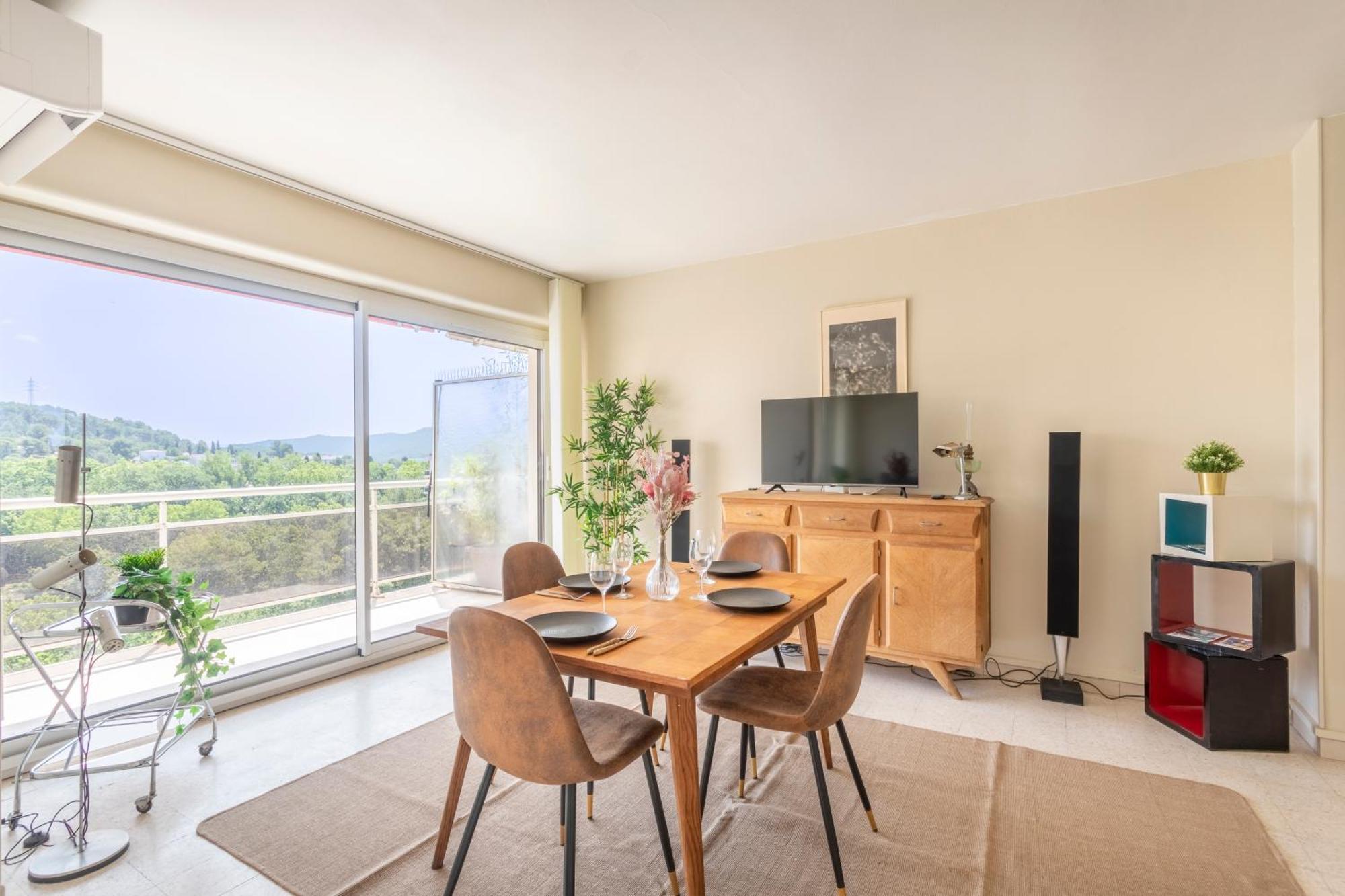Grand T2 Lumineux Et Climatise Avec Balcon Lägenhet Aix-en-Provence Exteriör bild