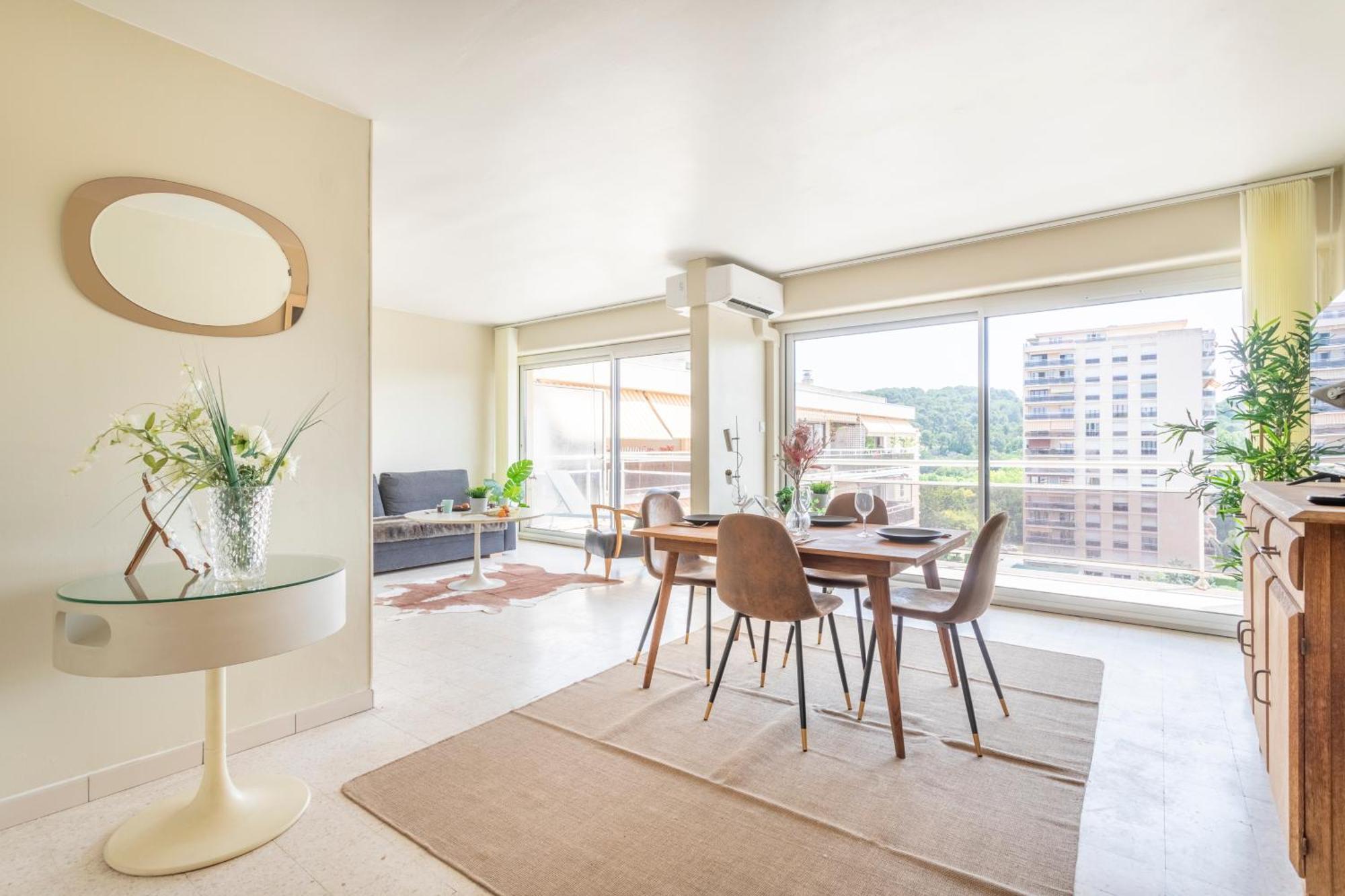 Grand T2 Lumineux Et Climatise Avec Balcon Lägenhet Aix-en-Provence Exteriör bild