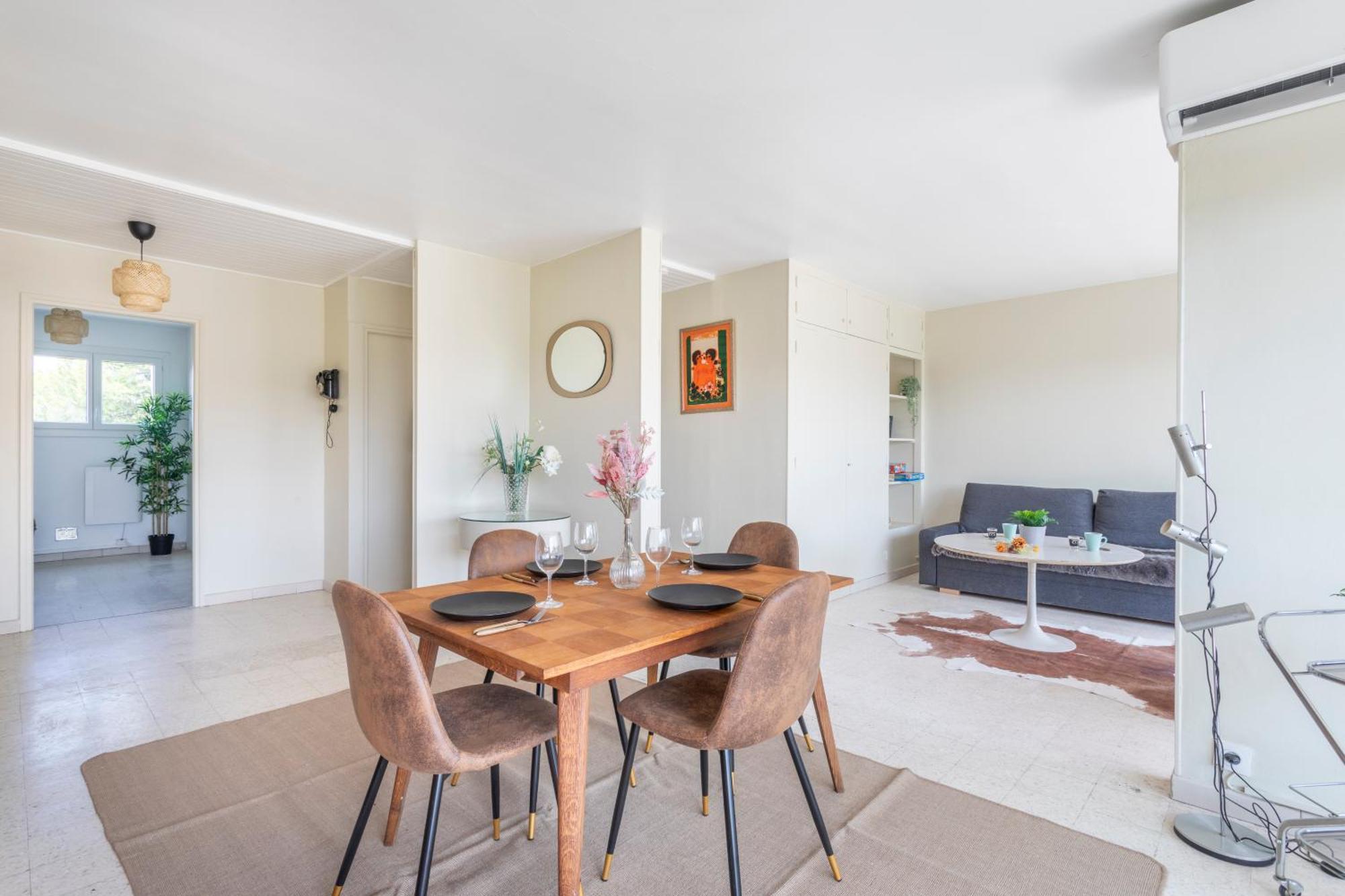 Grand T2 Lumineux Et Climatise Avec Balcon Lägenhet Aix-en-Provence Exteriör bild
